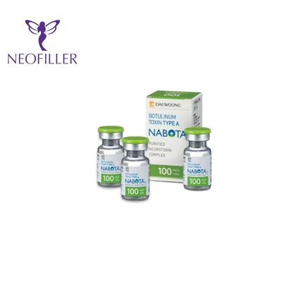 Κορέα NABOTA Injection Nabota Toxin 100 units Γραμμές φρυδιών μέτωπο Αφαίρεση ρυτίδων