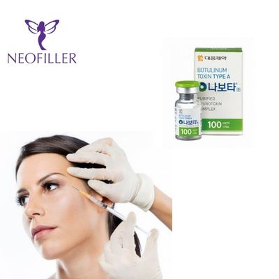 Κορέα NABOTA Injection Nabota Toxin 100 units Γραμμές φρυδιών μέτωπο Αφαίρεση ρυτίδων