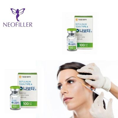Κορέα NABOTA Injection Nabota Toxin 100 units Γραμμές φρυδιών μέτωπο Αφαίρεση ρυτίδων