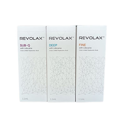 1,1 ml Δερματικό γέμισμα Revolax Fine Lips Γεμίσματα ρυτίδων προσώπου με υαλουρονικό οξύ