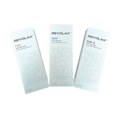 1,1 ml Δερματικό γέμισμα Revolax Fine Lips Γεμίσματα ρυτίδων προσώπου με υαλουρονικό οξύ