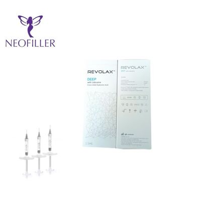 Αφαίρεση ρυτίδων 1,1ml/Box Dermal Filler Revolax Deep Hydraulic Acid Injects For Face