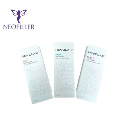 Αφαίρεση ρυτίδων 1,1ml/Box Dermal Filler Revolax Deep Hydraulic Acid Injects For Face