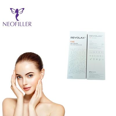 Αντιρυτιδικό Revolax Fine Lidocaine Hyaluronic Acid Φυσικό Γεμιστικό για Ρυτίδες Πηγουνιού