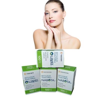 100 μονάδες Nabota Botulinum Toxin Type A Αντιρυτιδικά ενέσιμα CE ISO