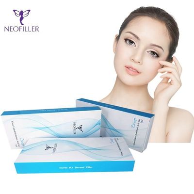 Neofiller 1ml Cross Linked Dermal Filler Hyaluronic Natural Looking Lip Injections 24mg/Ml