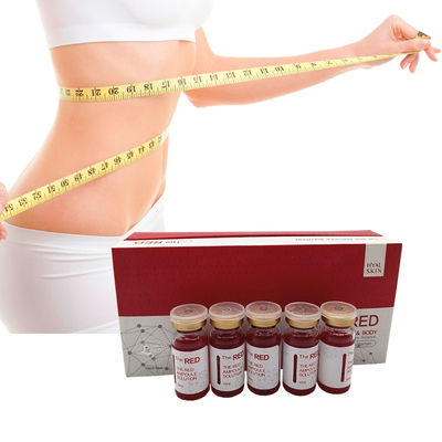 Οι κόκκινες Lipolysis παχιές διαλύοντας εγχύσεις Kybella 10Ml/Vial λύσης