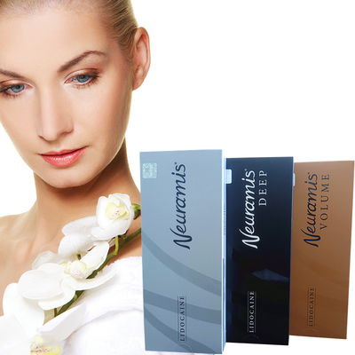 Ρυτίδες που σβήνουν το Hyaluronic οξύ για το βαθύ υλικό πληρώσεως όγκου Neuramis γραμμών λαιμών για τα χείλια