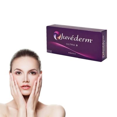 Διαφανές 2ml Juvederm Dermal Filler Ενέσιμο Υαλουρονικό Οξύ για λεπτές γραμμές