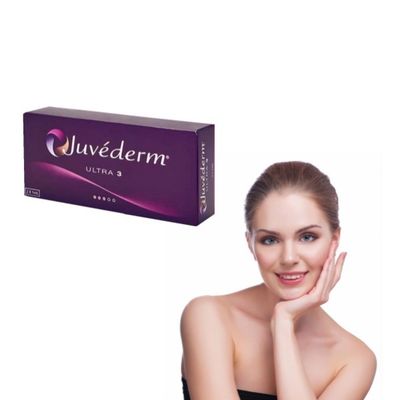 Διαφανές 2ml Juvederm Dermal Filler Ενέσιμο Υαλουρονικό Οξύ για λεπτές γραμμές