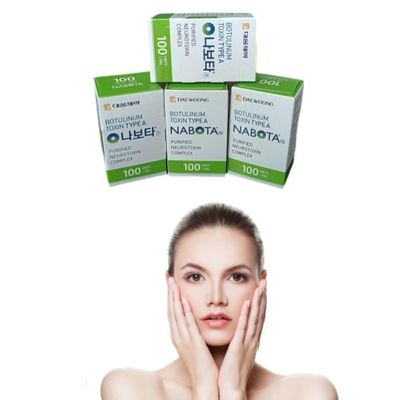 100 Unit Muscle Spam Injection NABOTA Korea Nose Anti Aging Injection