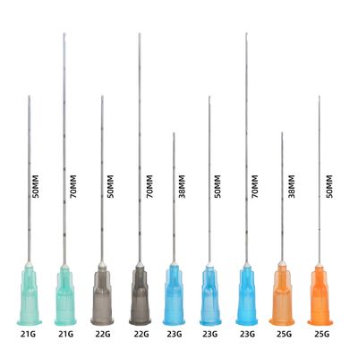 Αμβλιά βελόνα 25g*50mm βελόνα δύο 18g*70mm καννουλών ομορφιάς CE