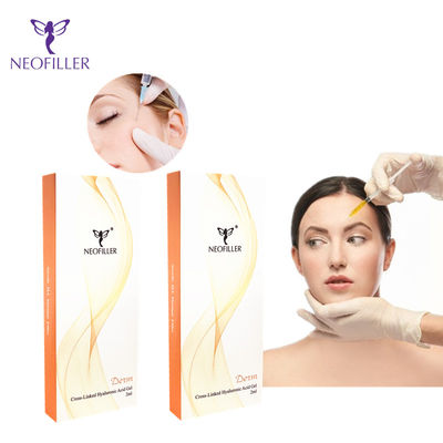 Hyaluronic όξινος δερμικός σταυρός Derm υλικών πληρώσεως Neofiller που συνδέεται για τα χείλια εκχύσιμα