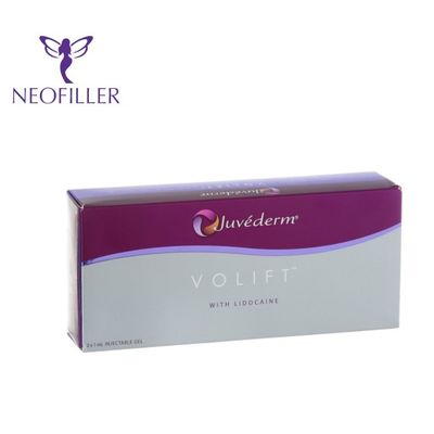 Βαθύ δερμικό πήκτωμα 1ml*2Syringes εκταρίου χειλικού προσώπου υλικών πληρώσεως 1ml 2ml Voluma Juvederms