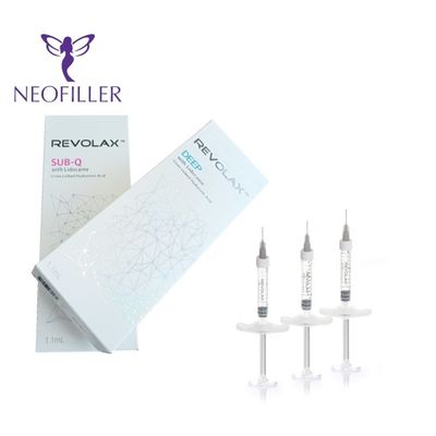 Συνδεμένο σταυρός Hyaluronic όξινο υλικό πληρώσεως Revolax για την αφαίρεση ρυτίδων