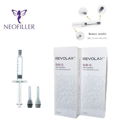 Συνδεμένο σταυρός Hyaluronic όξινο υλικό πληρώσεως Revolax για την αφαίρεση ρυτίδων