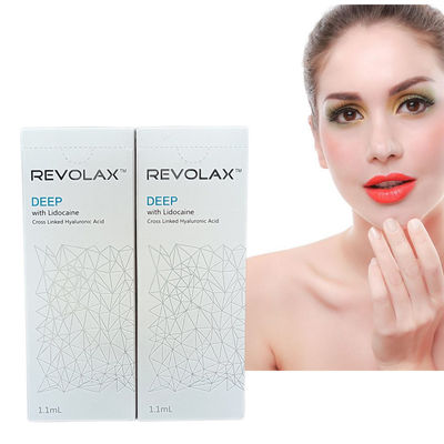 δερμικό υλικό πληρώσεως 24mg/Ml Revolax εκτάριο για την αύξηση πηγουνιών χειλικών μάγουλων