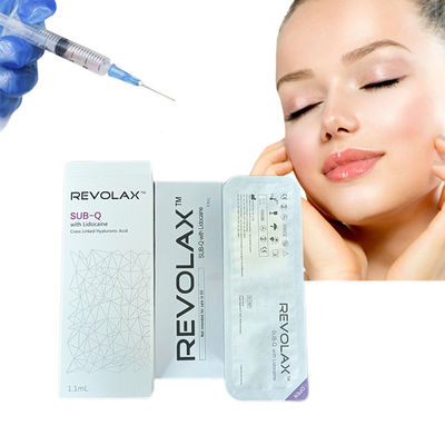 δερμικό υλικό πληρώσεως 24mg/Ml Revolax εκτάριο για την αύξηση πηγουνιών χειλικών μάγουλων