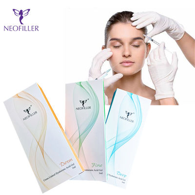 Του προσώπου Hyaluronic όξινη δερμική αποστειρωμένη σύριγγα θερμοκρασίας δωματίου υλικών πληρώσεως