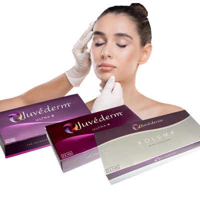 Hyaluronic όξινο δερμικό υλικό πληρώσεως Voluma Juvederm για την αύξηση Jawline και πηγουνιών