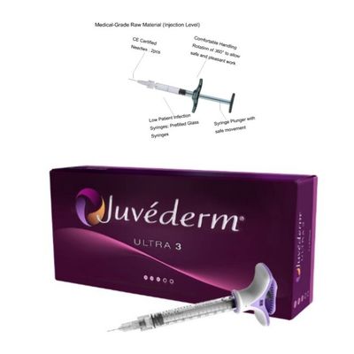 Υαλουρονικό οξύ ζελέ Juvederm δερματικό γεμιστήρα 6-9 μήνες Αποθήκευση σε θερμοκρασία δωματίου