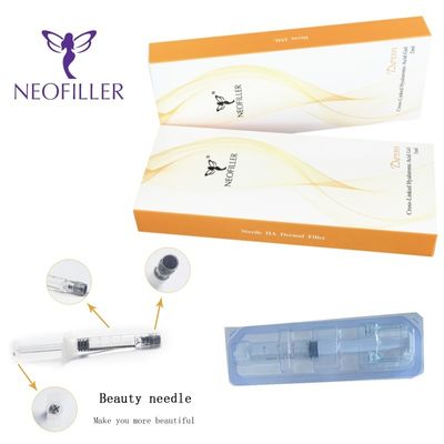 24 mg/ ml Διαφανές δερματικό γεμιστήρα υαλουρονικού οξέος για ενέσιμη χρήση στο πρόσωπο