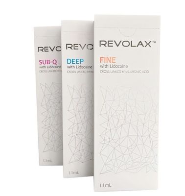 Το Revolax 1.1ml Διασταυρωμένο Δερματικό Συμπλήρωμα Υαλουρονικού Οξέος