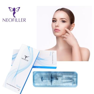 Neofiller Cross-Linked 2ml Hyaluronic Acid Dermal Filler Deep Line Nose Contour Injectable Gel Enhancement Facial
