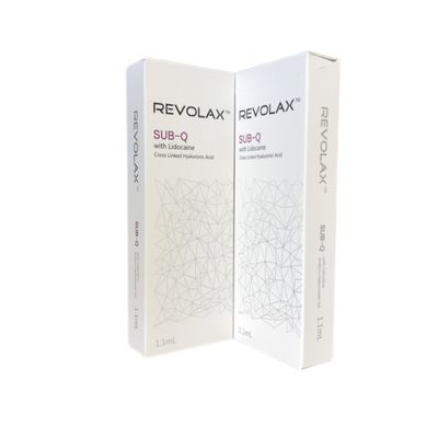 Το Revolax Dermal Filler με υαλουρονικό οξύ για 6-12 μήνες διάρκεια και 2 χρόνια διάρκεια ζωής στην συσκευασία της σύριγγας