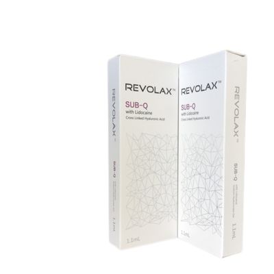 Το Revolax Dermal Filler με υαλουρονικό οξύ για 6-12 μήνες διάρκεια και 2 χρόνια διάρκεια ζωής στην συσκευασία της σύριγγας