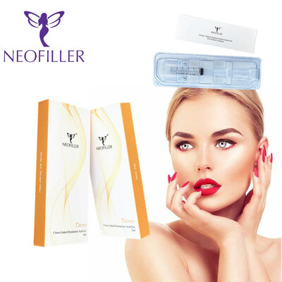 Neofiller 24mg- ml Υαλουρονικό οξύ Δερματικό γεμιστήρα Διασταυρούμενο ενέσιμο τζελ 9-12 μήνες Βελτίωση της μακροζωίας
