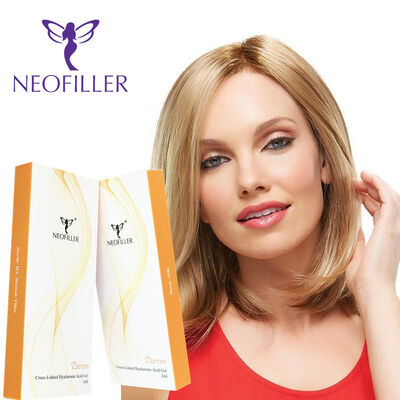 Neofiller 24mg- ml Υαλουρονικό οξύ Δερματικό γεμιστήρα Διασταυρούμενο ενέσιμο τζελ 9-12 μήνες Βελτίωση της μακροζωίας