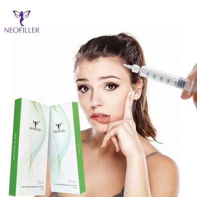 Neofiller Cross- Linked 24mg- ml Υαλουρονικό οξύ Δερματικό γεμιστήρα Ενέσιμο Gel 9-12 μήνες Βελτίωση της μακροζωίας