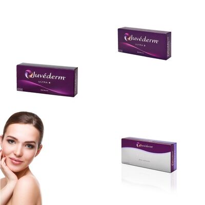 Juvederm Dermal Filler Injectable Gel με Υαλουρονικό Οξύ για Διάρκεια 6-9 Μηνών και Βελτιώσεις στην Αισθητική του Προσώπου