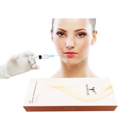Neofiller 24mg- ml Υαλουρονικό οξύ Δερματικό γεμιστήρα Ενέσιμο τζελ 9-12 μήνες Μακροζωία Υποδερμική ενέσιμη βελτίωση