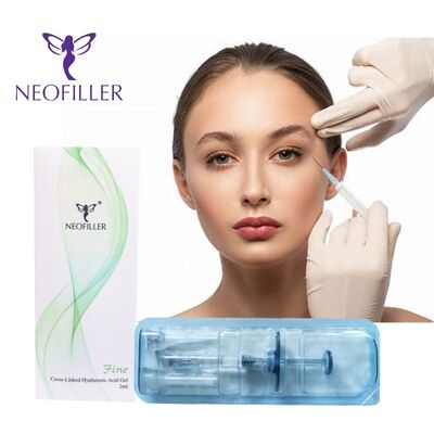 Neofiller 24mg- ml Υαλουρονικό οξύ Δερματικό γεμιστήρα Ενέσιμο τζελ 9-12 μήνες Μακροζωία Υποδερμική ενέσιμη βελτίωση
