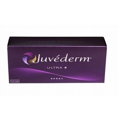 Προσφορά ενέσιμου δερματικού υλικού Juvederm για το πρόσωπο με διάρκεια δράσης 6-9 μηνών, σχεδιασμένο για τη βελτίωση των περιγραμμάτων του προσώπου και τη μείωση των ρυτίδων