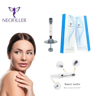 Transparent Hyaluronic Acid Dermal Filler Hypodermic Injection Depth Longevity 9 to 12 Months Ideal for Skin Hydration and Wrinkle Reduction