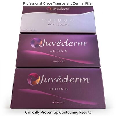 Πλαστική Χειρουργική Juvederm Dermal Filler Συγκέντρωση 20mgMl Μακροζωία 9-12 μήνες Κατάλληλο για τη βελτίωση των διαμορφώσεων του προσώπου και την αναζωογόνηση του δέρματος