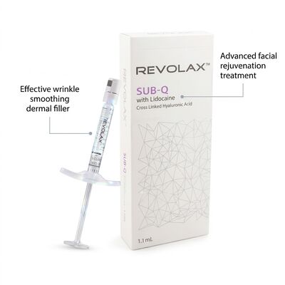 Δερματικό Filler Επαναφορά ρυτίδων Filler που περιέχει υαλουρονικό οξύ που παρέχει μείωση ρυτίδων και βελτίωση της υφής του δέρματος
