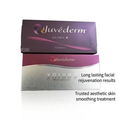 Γέλιο Juvederm Dermal Filler 1ml Σύριγγα Τοποθεσία ενέσεως προσώπου Ιδανικό για διαδικασίες αναζωογόνησης προσώπου και αποκατάστασης όγκου