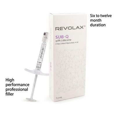 Υαλουρονικό οξύ Revolax Dermal Filler ασφαλές ενέσιμο διάλυμα για το σχήμα του προσώπου, μείωση ρυτίδων και ενυδάτωση του δέρματος