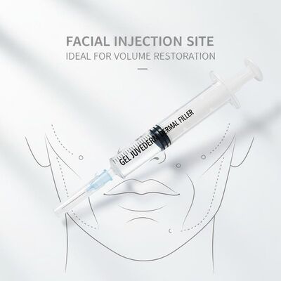 Γέλιο Juvederm Dermal Filler 1ml Σύριγγα Τοποθεσία ενέσεως προσώπου Ιδανικό για διαδικασίες αναζωογόνησης προσώπου και αποκατάστασης όγκου