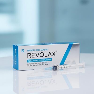 Απαλό και ελαστικό δερματικό γεμιστήρα Revolax με διασταυρούμενο δερματικό γεμιστήρα ιδανικό για μακροχρόνιο όγκο προσώπου και θεραπεία ρυτίδων
