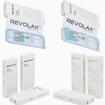 Ενέσιμο δερματικό υλικό Revolax Deep Sub-Q για ενδοδερμικές ενέσεις σε μεσαίο έως βαθύ χόριο για αποκατάσταση όγκου προσώπου και μείωση ρυτίδων