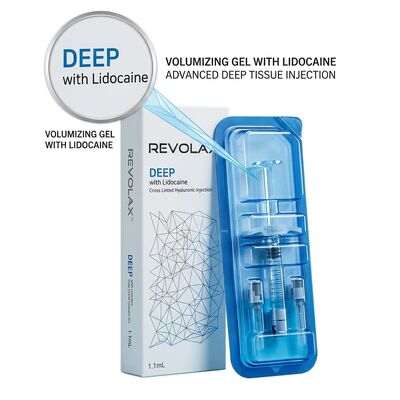Revolax Deep Marionette Line Filler Μονοφασικό Υαλουρονικό Οξύ Δερματικό Φίλερ 1.1 ml για τη διόρθωση γωνίας του στόματος
