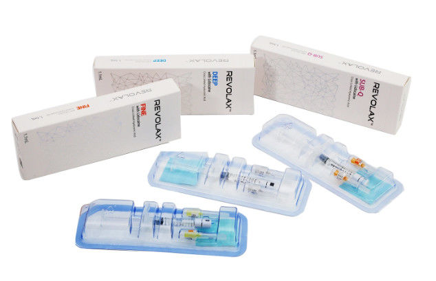 Βαθιές λεπτές ρυτίδες λαιμού Revolax Hyaluronic Acid Korea Δερματικό Γέμισμα για Γραμμές Μετώπου