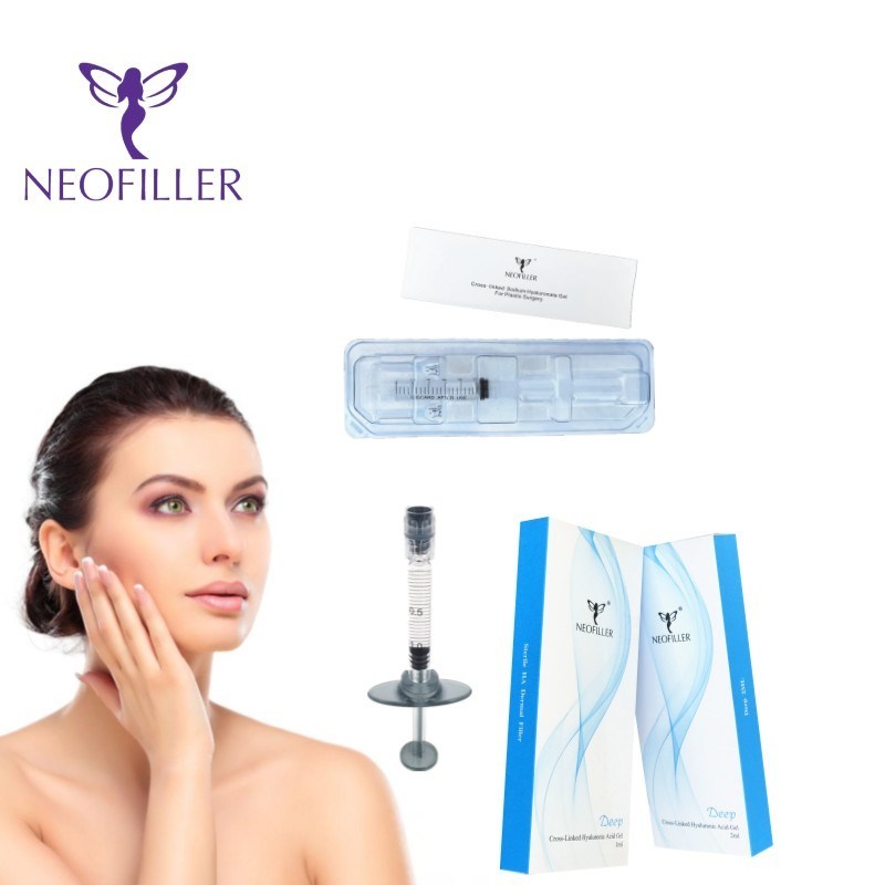 Neofiller 24mg- ml Υαλουρονικό οξύ Δερματικό γεμιστήρα Διασταυρωμένο Ενέσιμο Τζελ 9-12 μηνών