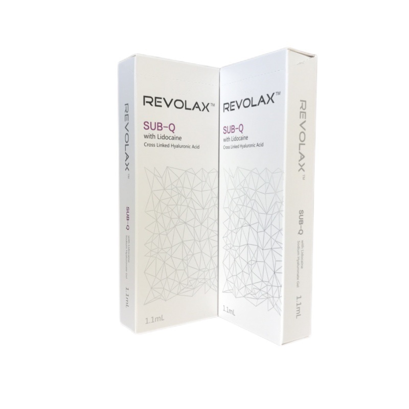 Το Revolax Dermal Filler με υαλουρονικό οξύ για 6-12 μήνες διάρκεια και 2 χρόνια διάρκεια ζωής στην συσκευασία της σύριγγας