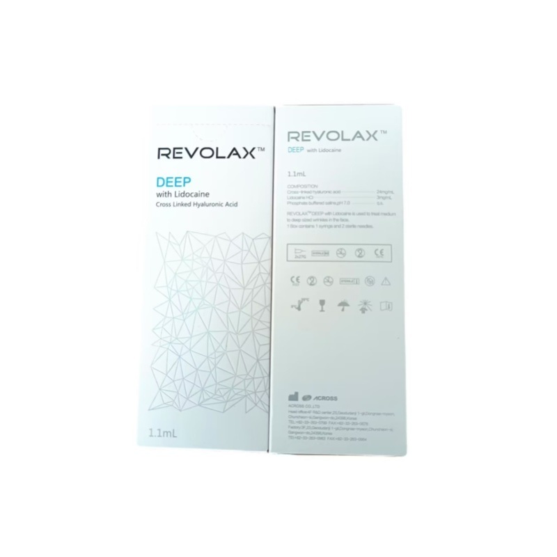 Το Revolax Dermal Filler με υαλουρονικό οξύ για 6-12 μήνες διάρκεια και 2 χρόνια διάρκεια ζωής στην συσκευασία της σύριγγας